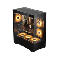 Wholesale Price PC Gaming Case EATX ATX MATX Mid Tower Aluminum Alloy with Side Panel Window Gamer Box