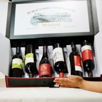 Caja de Embalaje de Vino de Cartón Corrugado Reciclado Plegable con Extremos Encajables, Directo de Fábrica, OEM Profesional, Venta al Por Mayor para Distribución de Vino