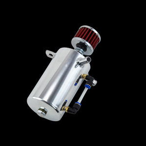 POYRACING - Rejilla de Ventilación Universal de Aluminio de 0.5L, Color Negro y Plateado, para Autos Audi Modificados, Sistema de Afinación del Motor - Product Image 4