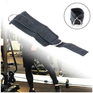 Correa de Tobillo para Gimnasio, Doble Anillo en D, Ajustable, para Levantamiento de Pesas y Ejercicios de Piernas, Gran Venta - Product Image 6