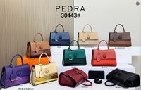 Ensemble de sacs à main en cuir PU imprimé crocodile de la marque PEDRA, sac à main pour femmes avec portefeuille long et bandoulière amovible, sac à bandoulière pour femmes
