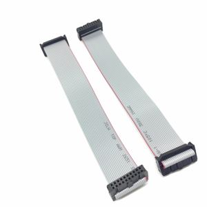 <span class=keywords><strong>2</strong></span>,54mm 34-poliges IDC-Kabel <span class=keywords><strong>2</strong></span> * 17-poliges Flach band 800mm langes 28AWG-Kabelbaum mit PVC-und PBT-Isolation kabel - Product Image 1