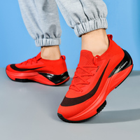 Chaussures de course unisexes pour marathon, semelle intermédiaire en EVA, empeigne en mesh, légères, respirantes, durables, baskets d'extérieur