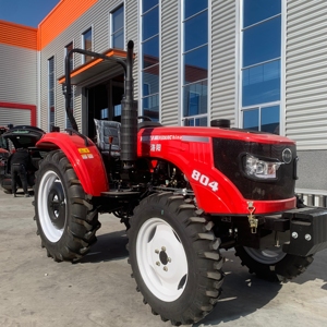 <b>Red</b> 4WD Wheel Tractor Gear Drive Diesel Engine Farm Use High Safety Level - Product Image 5