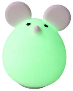 Nouveau produit, adorable veilleuse LED en silicone en forme de souris pour bébé - Product Image 1