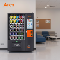 AFEN Geoptimaliseerde Automatische Versfruit Automaat met Lift, 22 inch Touchscreen, Compressor Koeling, Afstandsbediening, Meerdere Functies