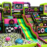 Structure de trampoline intérieur sur mesure à thème, recyclable, prix d'usine, équipement commercial personnalisé, aire de jeux intérieure pour enfants