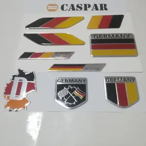 Insignia de coche con bandera de Alemania y emblema de la bandera de Alemania y pegatinas de bandera de Alemania al por mayor