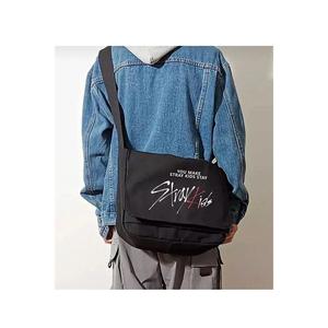 Borsa a tracolla nera Unisex stampata per bambini e bambini