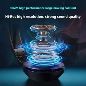 Casque de jeu sans fil Select G9 professionnel, trois modes, 2.4G, réduction de bruit IA, son surround 7.1, positionnement sonore 3D, LDAC - Product Image 4