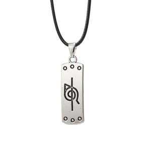 Collier pendentif ZRM Anime pour Konoha Rebellion Ninja, avec logo en alliage, motif de protection frontale <span class=keywords><strong>et</strong></span> de personnalité sable, style bohème avec cordon, direct usine - Product Image 6