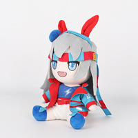Uma Musumes joli Derby peluche cheval fille petit chapeau de châtaigne jeu Figurines périphériques animaux en peluche poupées dessin animé Anime