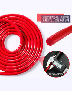 Thickened Weighted Fitness Jump Rope 9mm Heavy Bearing Rope With Iron Metal Handle for Strength Training - Product Image 3