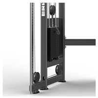 Système de poulies doubles réglables pour cage de fitness multifonctionnelle, machine Smith, crossover de câbles, entraînement musculaire du dos