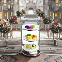 Outils de décoration de gâteaux de haute qualité, en acier inoxydable, pour la restauration, le buffet, la pâtisserie, la présentation de desserts