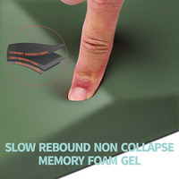 Grand tapis de souris ergonomique Anime avec repose-poignet en mousse à mémoire de forme pour soulager la douleur du syndrome du canal carpien, résistant à l'eau, pour le jeu et le bureau - En stock