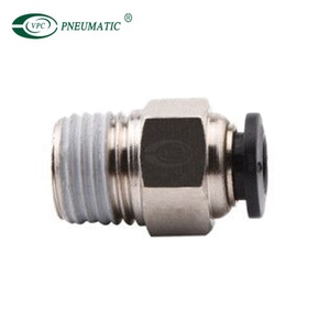 VPC Push raccordi in ottone dritto filettatura maschio 8mm BSP 1/4 connettore pneumatico a tubo One Touch - Product Image 4