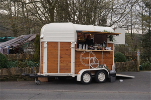 Chariot de vente de pizza mobile rétro en plein air 2024, chariot de restauration rapide, camionnette, remorque, Europe - Product Image 2