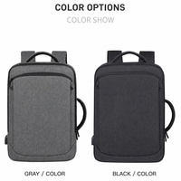 Sac à dos d'affaires pour ordinateur portable en tissu Oxford durable, grande capacité, avec port USB, idéal pour les voyages et les loisirs, vente en gros