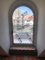Ventanas de Arco de Aluminio de Alta Calidad para el Hogar, Diseño de Ventana de Aluminio con Forma Especial