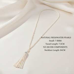 Collar de Perlas Cultivadas con Borla - Product Image 6