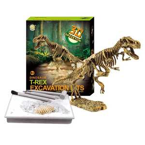 Rompecabezas de ciencia popular hecho a mano para niños, modelo de dinosaurio de excavación arqueológica - Product Image 5