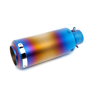 Pour Yamaha Horizon Kawasaki Silencieux de Modification de Tuyau d'Échappement Droit Style Canon de Fusil <span class=keywords><strong>Scorpion</strong></span> pour Grosse Cylindrée - Product Image 2