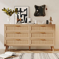 Commode minimaliste moderne à fermeture en douceur finition de haute qualité pour la maison chambre à coucher hôtel commode en gros en vrac