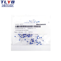 Pt 1000 heraeus PT100 sensor suhu Film tipis Platinum PT100 Resistor hereus Platinum resistensi sensor termometer