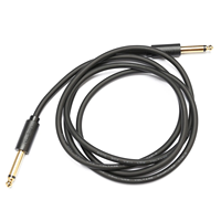 Câble audio pour guitare plaqué or 3,5 mm, haute flexibilité, 1,5 m/longueur personnalisée pour projecteur HDTV, haut-parleur, microphone, lecteur DVD