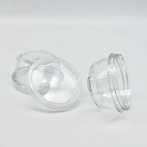 <b>Plastic</b> <b>Jar</b> 170ml Round Snap Top PP Lid For Tea Candy Grains Storage Container - Product Image 3