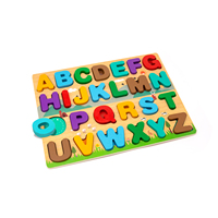 Puzzle en bois Wincent, alphabet ABC, jouet éducatif sur le thème des animaux de la ferme, Montessori, éducation préscolaire, cadeau pour enfants d'âge préscolaire