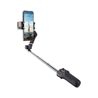 Cardan pliable pour smartphone ISeady V3-Stabilisateur à 3 axes, batterie 10H, pour téléphones iPhone et Android
