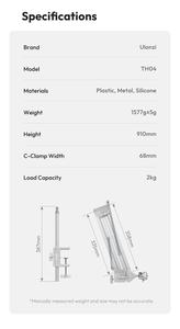 Support de table original pour caméra aérienne Ulanzi TH04 avec support rotatif à 360 ° pour la photographie Vlog - Product Image 6