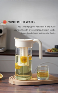 Cafetière à froid de qualité supérieure avec filtre amovible, machine à café et à thé multi-usages, bouteilles réutilisables pour la maison et le bureau - Product Image 2