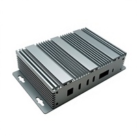 Carcasa de aleación de aluminio para chasis industrial para terminal de computación en el borde, 200x150x60 mm