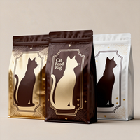 Nouvelle vente directe d'usine, sacs d'emballage pour aliments pour animaux de compagnie, refermables, à haute barrière, avec impression de logo personnalisé, OEM, 5 kg, 10 kg, 15 kg