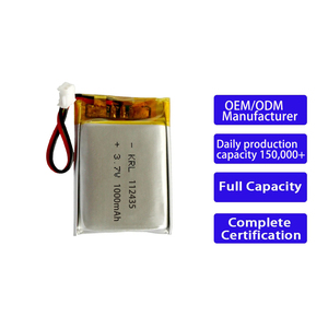 แบตเตอรี่แบบชาร์จได้ KRL 3.7V 112435 1000mAh อัตราการคายประจุ 3C แบตเตอรี่ลิเธียมไอออนสำหรับอุปกรณ์ความงาม - Product Image 1