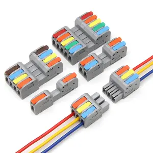 Fast Compact terminals push Wire Conductor Quick Wiring Compact Splicing Connector Electrical Quick Terminal Block connectcor