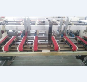 PXA-2100 doble piezas de la máquina de pegamento/Semi automática de cartón carpeta encoladora/cartón corrugado pegado y máquina de plegado - Product Image 5