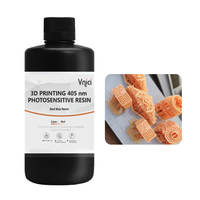 Lilin merah Resin fotosensitif Resin baik untuk detail permukaan halus 405nm cahaya menyembuhkan Resin perhiasan kerajinan