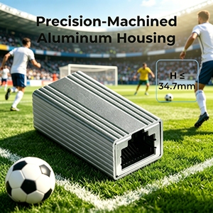 Acoplador RJ45 para Red Estable de Transmisión en Vivo de Partidos de Fútbol, Extensor Ethernet Blindado para una Conexión de 1000 Mbps sin Retrasos - Product Image 4