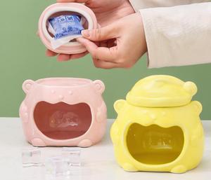 Criceto di raffreddamento estivo in ceramica rifugio per criceti in Siria dorato piccoli animali domestici comodo letto della caverna - Product Image 4