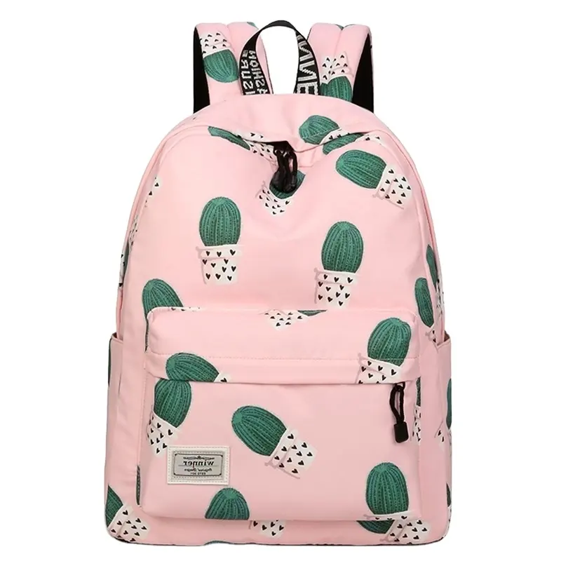 New style Fashion Customize waterproof Girls Back To High School Backpack Bag