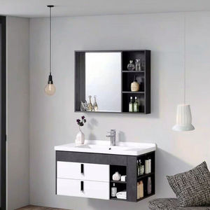 Customized Modern <strong>Style</strong> <strong>Bathroom</strong> Vanities Waterproof Wall Mount Mirror Cabinets Vanity Cabinet for the <strong>Bathroom</strong> - Product Image 1