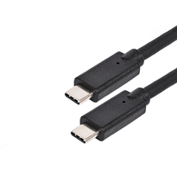Cable USB 3.0 Tipo C a C VR de 5 Gbps, USB-C Macho 90 °   Cable de Conexión USB-C Macho, Carcasa de Aluminio, Trenzado de Nailon, 60W PD