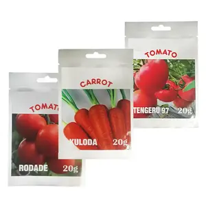 Popular Wholesale Seal Smell Proof Vacuum Bag Package Tomato Seeds Seed Bag Packaging Aluminum Foil Agriculture