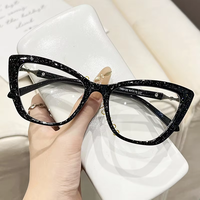 Monture de lunettes QUEJOEY TR, dégradé tendance, unisexe, sans maquillage, verres PC photochromiques, anti-lumière bleue, œil de chat, personnalité, toutes occasions