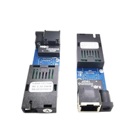 Mini convertisseur de média fibre optique Gigabit, carte PCBA, convertisseur optique Ethernet 100/1000M, commutateur fibre optique simple mode simplex SC UPC