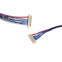 Câbles plats LVDS LCD personnalisés YZCONN 20453 30PIN, convertisseur de câbles plats, câble flexible plat LVDS